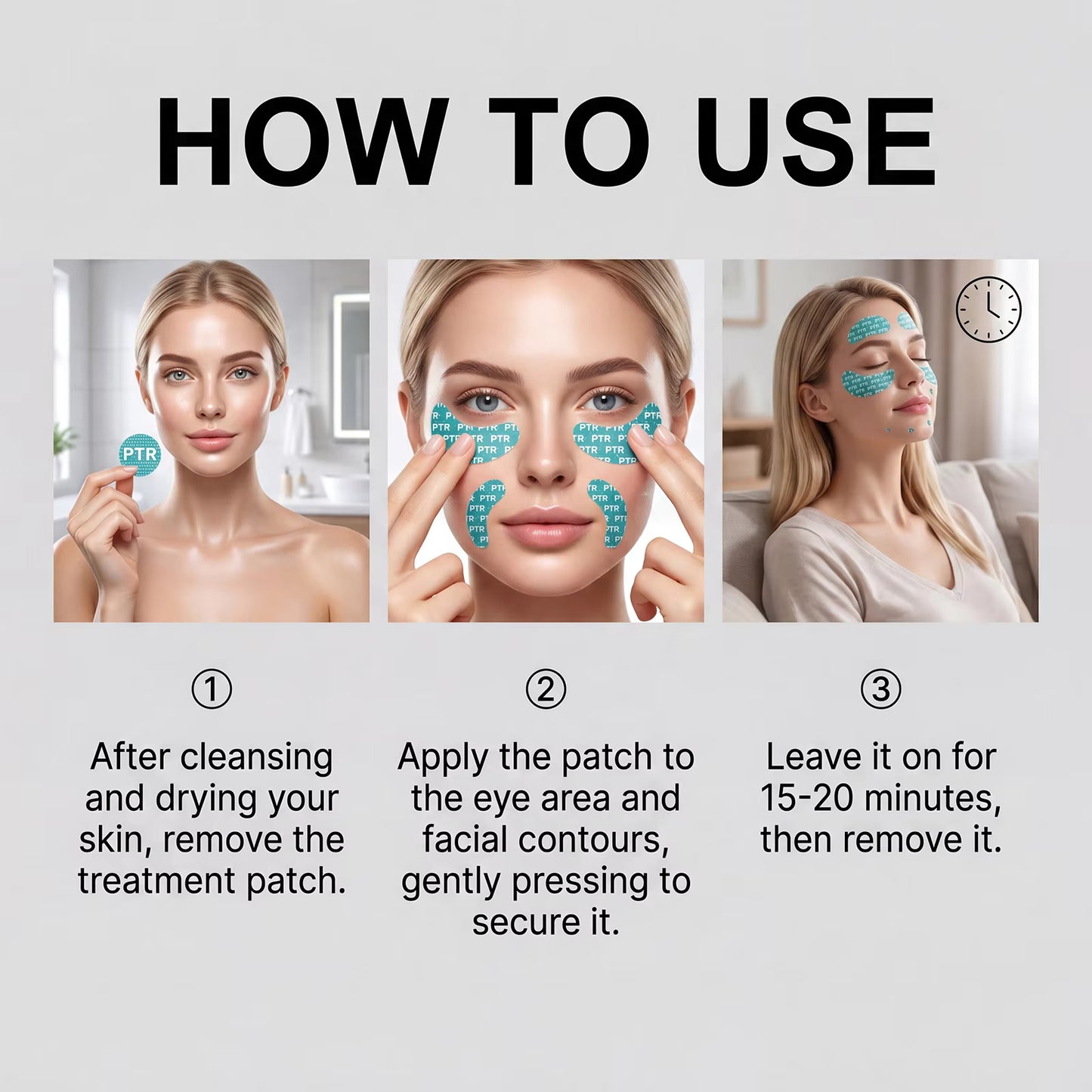 Peptide Infused Face & Eye Tape